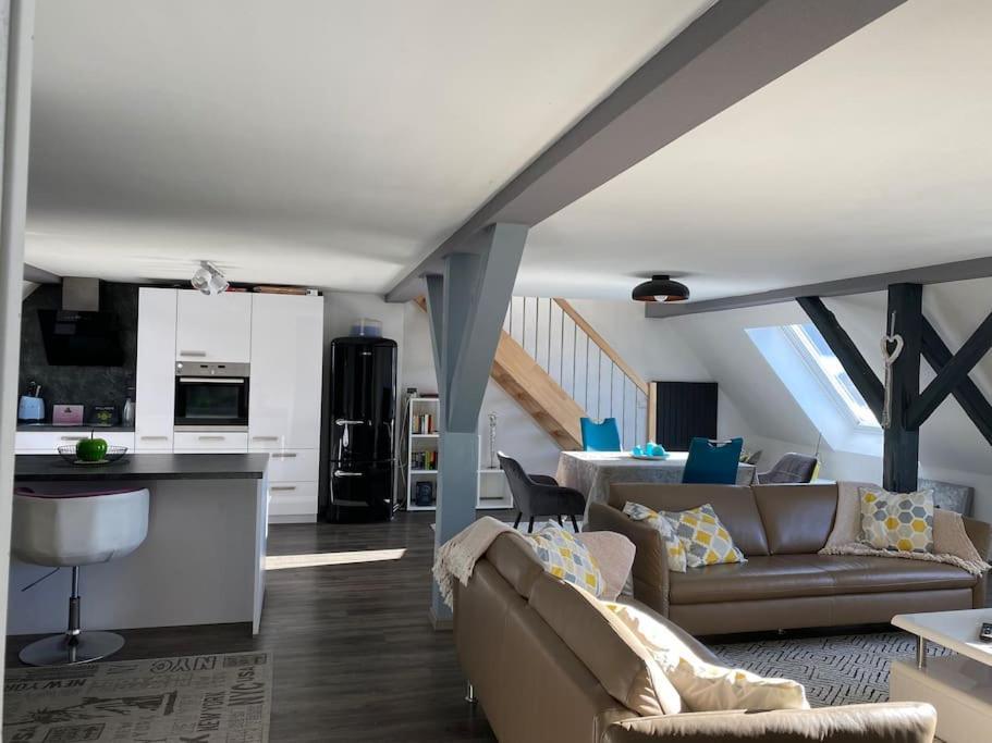 Loft Wohnung Mit Toller Aussicht Messstetten Exteriér fotografie