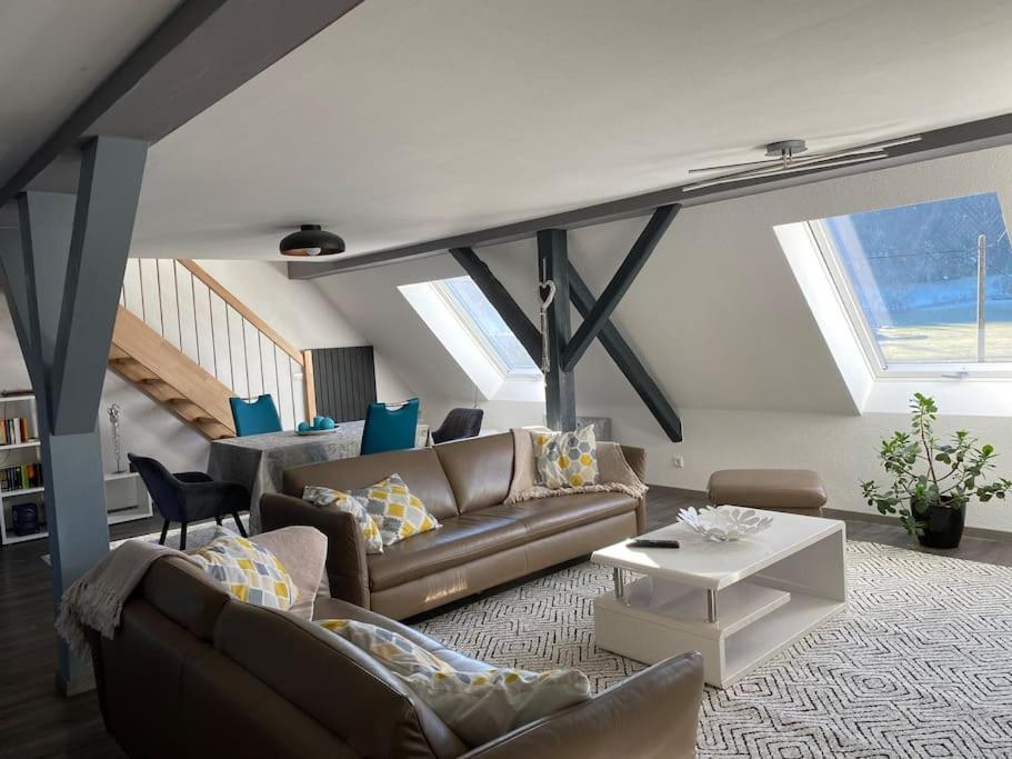 Loft Wohnung Mit Toller Aussicht Messstetten Exteriér fotografie